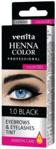 Venita EYEBROW & EYELASH TINT GEL HENNA DO BRWI I RZĘS 1,0 Black 15ml