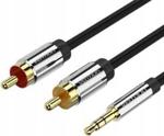 Vention Kabel Audio 3.5Mm Męski -> 2Rca 10M Czarny (BCFBL)