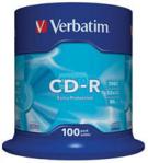 Verbatim CD-R 700MB 52x Cake 100szt ExTRA PROTECTION (43411)