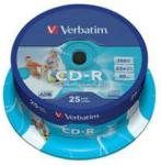Verbatim CD-R 700MB 52x Cake 25szt Do nadruku