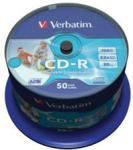 Verbatim CD-R 700MB 52x Printable (cake box, 50szt)