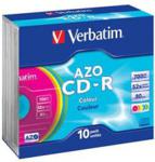 Verbatim CD-R 700MB 52x Slim 10szt Super AzO