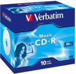 Verbatim CD-R AUDIO 80min (Jewel Case 10) MUSIC LIFE PLUS (43365)