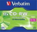 Verbatim CD-RW 700MB 80Min 12x HiSpeed JC 10pk (43148/KIT)
