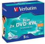 Verbatim DVD-RW 1.4GB 4x jewel case 5 szt (43514)