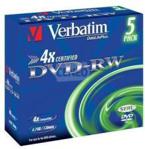 Verbatim DVD-RW 4.7GB 4x Jewel Case 5szt (43285)