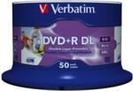 Verbatim DVD+R DL ( spindle 50 , 8,5GB , 8x , wide printable surface ) (V43703)