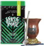 Verde Mate Zestaw Yerbera Verde Mate Chimarrao 0,5kg Cuia