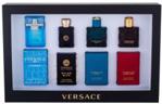 Versace Mini Set 1 woda toaletowa Eros 5ml + woda toaletowa Dylan Blue 5ml + woda perfumowana Eros Flame 5ml + woda toaletowa Man Eau Fraiche 5ml