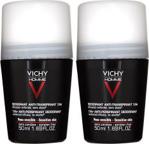 Vichy Homme Antyperspirant Roll Wraż 2X50Ml 72H