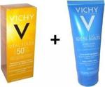 Vichy Ideal Soleil krem matujący SPF50+ 50ml + Balsam po opalaniu 100ml