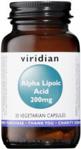 Viridian Alpha Lipoic Acid ALA 200mg Kwas alfa liponowy 30 kaps.
