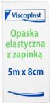 Viscoplast Opaska bandaż elastyczny z zapinką 5m x 8cm