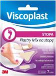 Viscoplast Plastry Mix na stopę zestaw plastrów na pęcherze i otarcia 3 rozmiary kopertka 7 szt