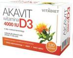 Vitadiet Akavit Witamina D3 4000 iu 120 kaps