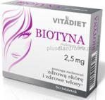 Vitadiet Biotyna 2,5mg 60 tabl.