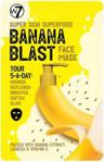 W7 Super Skin Superfood Banana Blast Bananowa Maska Do Twarzy Banan