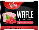 wafle ryżowe w polewie malinowej Sante 24g 20szt