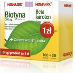 WALMARK BETAKAROTEN 100 kaps + BIOTYNA 30 tabl