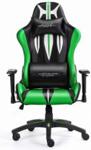 Warrior Chairs Sword Czarno-Zielony (SGB)