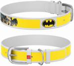 Waudog Design Dc Obroża Biała Batman2 M 25Mm 37-48Cm