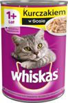 Whiskas (1+ lat) z kurczakiem w sosie karma dla kota puszka 400g