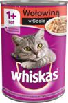 Whiskas (1+ lat) z wołowiną w sosie puszka 400g