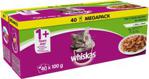 WHISKAS Adult smaki rybne i tradycyjne saszetki 40x100g