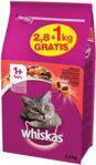 Whiskas Adult Z Wołowiną I Marchewką 2,8Kg