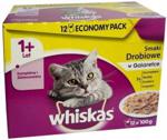 Whiskas Drobiowe Dania wgalaretce saszetki 12x100g