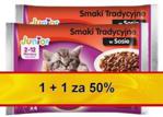 Whiskas Junior Smaki Tradycyjne W Sosie Saszetki 8X100G