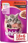 Whiskas Junior Wołowina Sos 24X100G