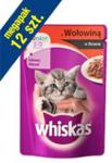 WHISKAS JUNIOR WOŁOWINA W SOSIE 12x100G