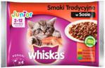 Whiskas Junior Wybór Dań Mięsnych W Sosie 16x100G