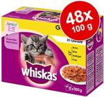 Whiskas Junior Wybór dań mięsnych w sosie 48x100G