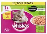 Whiskas potrawka smaki rybne i tradycyjne w galarecie 12x85g