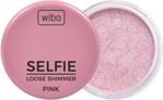 Wibo Selfie Loose Shimmer Rozświetlacz do twarzy pink