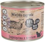 Wiejska Zagroda Karma Mokra Dla Kota Jagnięcina Z Krylem 200G