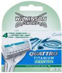 Wilkinson Sword Quattro Titanium Sensitive zapasowe ostrza 2 szt.