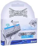 Wilkinson Sword Quattro Titanium wkłady 4szt