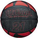 Wilson 21 Series Basketball Red Black