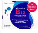 Witamina B12 500ug, 60 tabletek powlekanych AVET