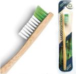 Woobamboo Adult Standard Handle Toothbrush Medium Bambusowa Szczoteczka Do Zębów Średnia Twardość Zielona