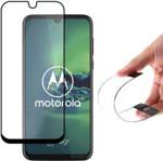 Wozinsky Full Cover Flexi Nano folia szklana szkło hartowane z ramką Motorola G8 Plus czarny