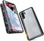 Wozinsky Full Magnetic Case magnetyczne etui 360 do Xiaomi Redmi Note 8 Pro czarno-przezroczysty