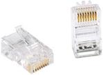 Wtyk UTP RJ-45 kat. 5e na drut - (PASRJ45SC100)