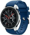 Xgsm Pasek gumowy Twill Texture do Galaxy Watch 46mm/Huawei GT Blue Niebieski