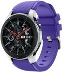 Xgsm Pasek gumowy Twill Texture do Galaxy Watch 46mm/Huawei GT Purple Fioletowy