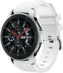 Xgsm Pasek gumowy Twill Texture do Galaxy Watch 46mm/Huawei GT White Biały
