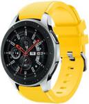 Xgsm Pasek gumowy Twill Texture do Galaxy Watch 46mm/Huawei GT Yellow Żółty